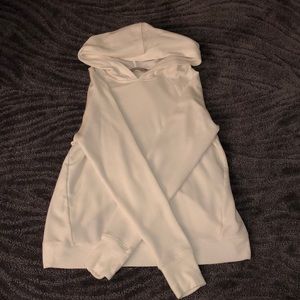 size XS cream colored athleta hoodie